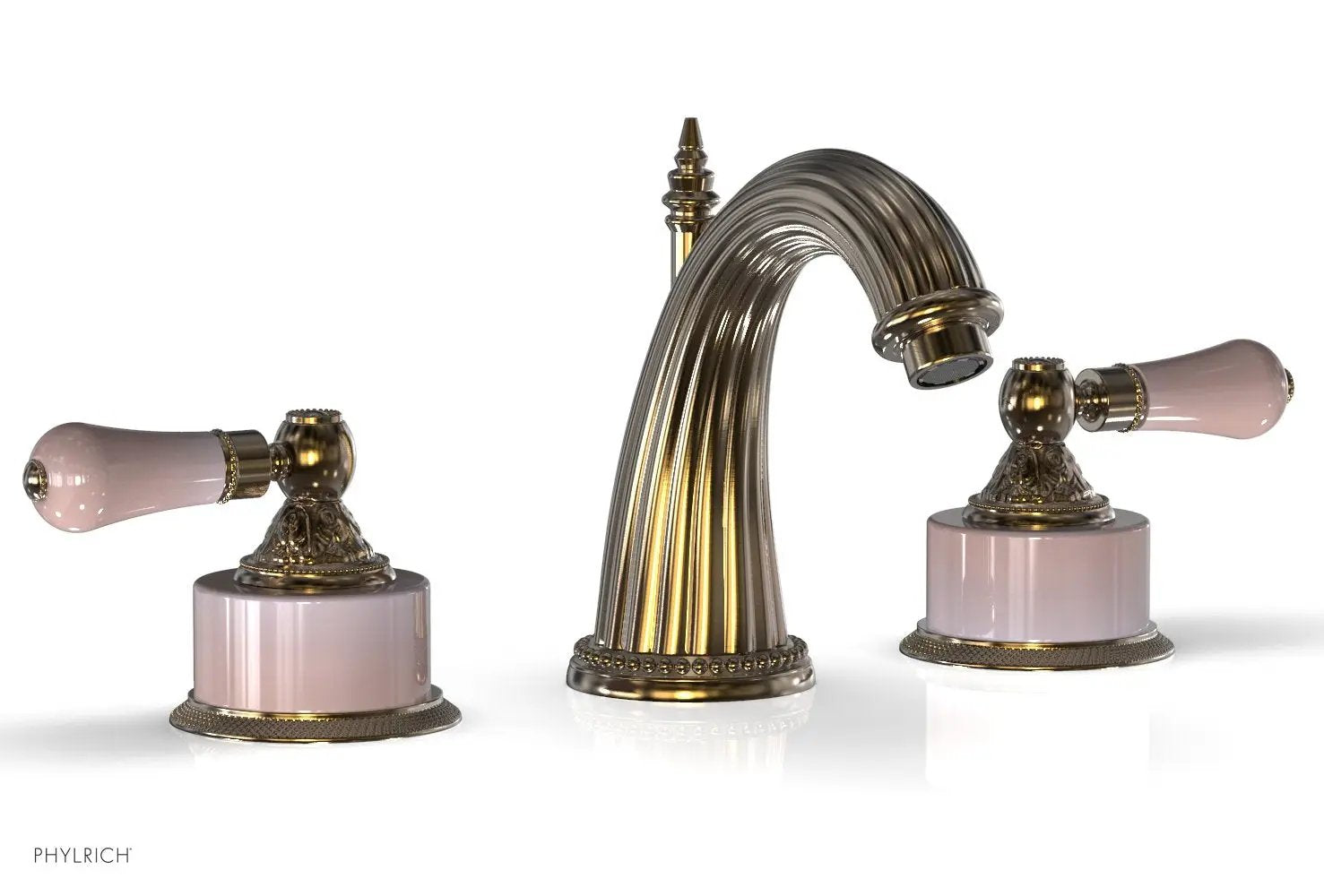 Phylrich VERSAILLES Widespread Faucet - Pink Onyx by Phylrich