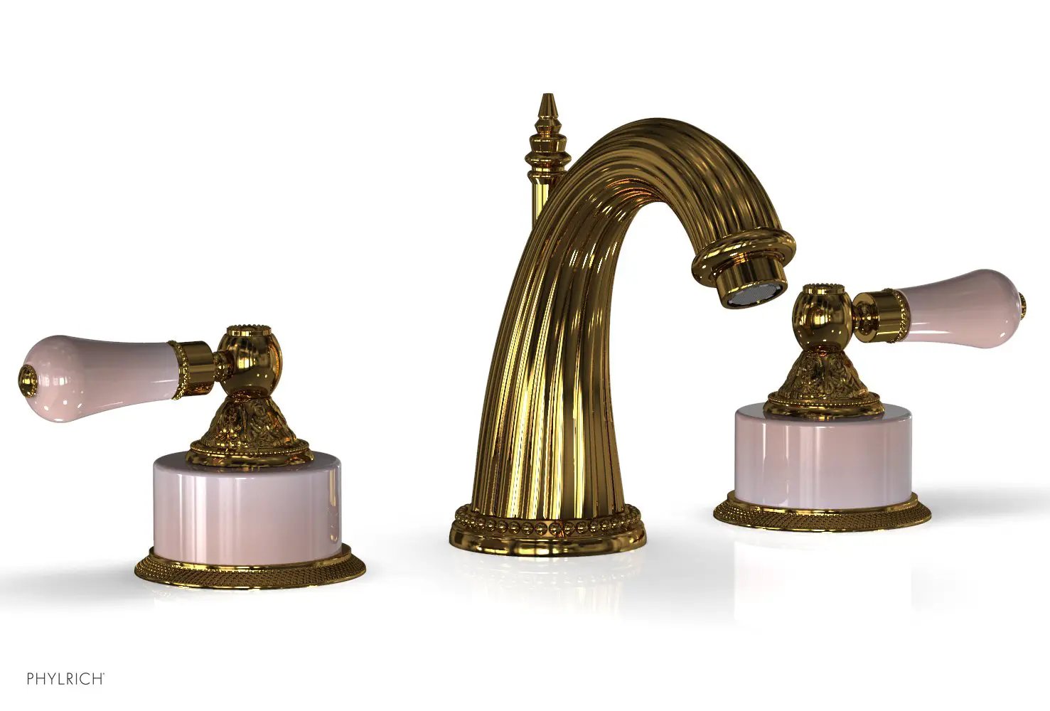 Phylrich VERSAILLES Widespread Faucet - Pink Onyx by Phylrich