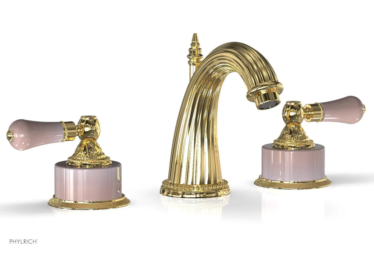 Phylrich VERSAILLES Widespread Faucet - Pink Onyx by Phylrich