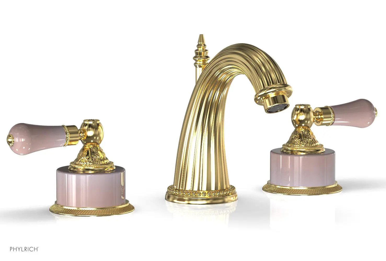 Phylrich VERSAILLES Widespread Faucet - Pink Onyx by Phylrich
