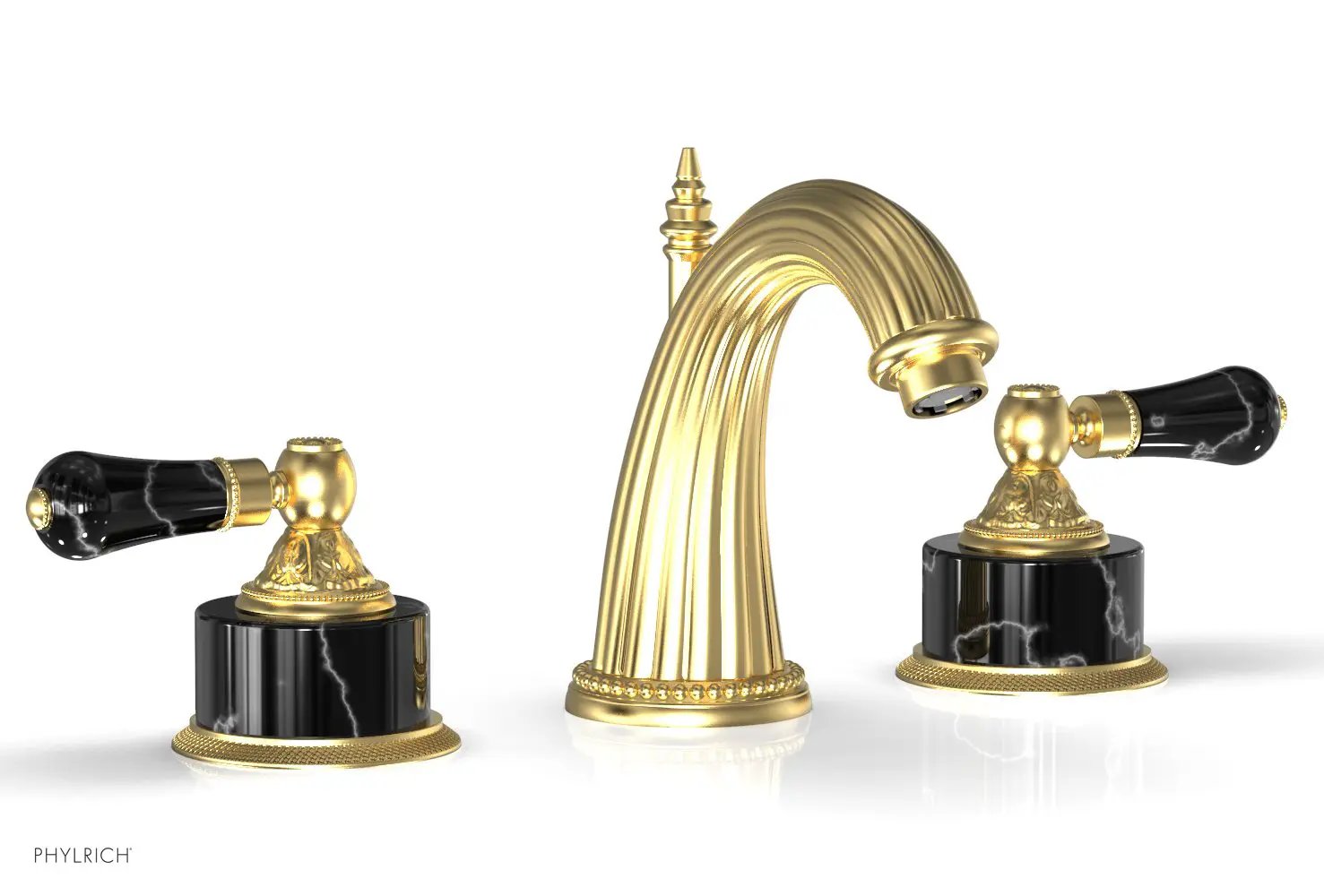 Phylrich VERSAILLES Widespread Faucet - Frienze Black Onyx by Phylrich