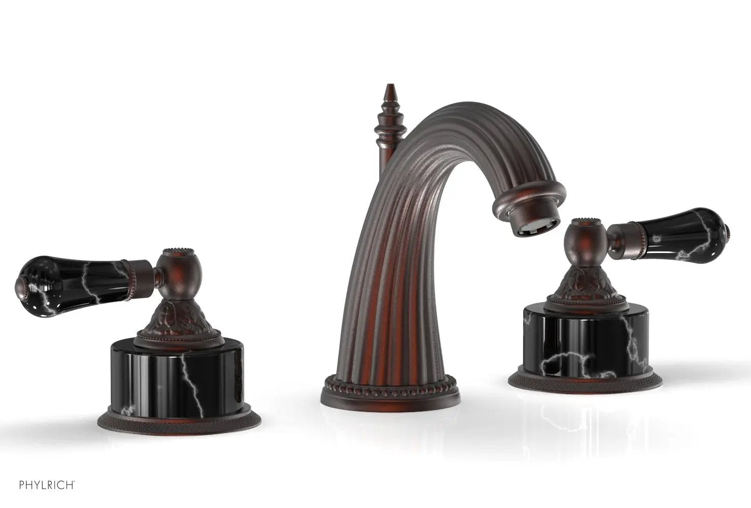 Phylrich VERSAILLES Widespread Faucet - Frienze Black Onyx by Phylrich