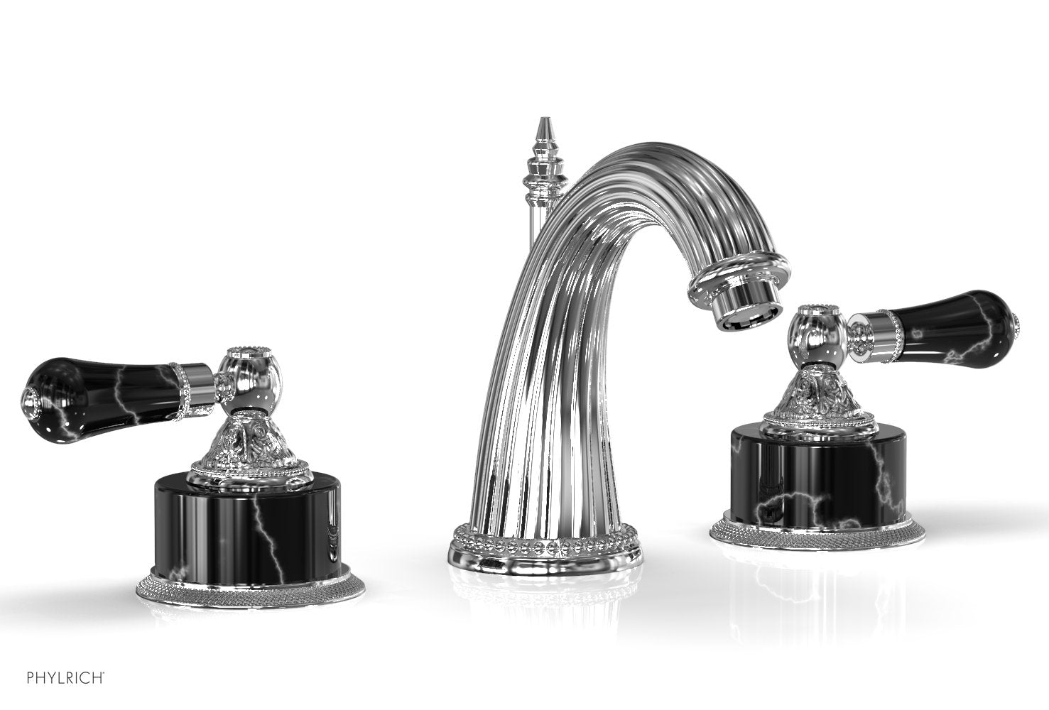 polished chrome faucet