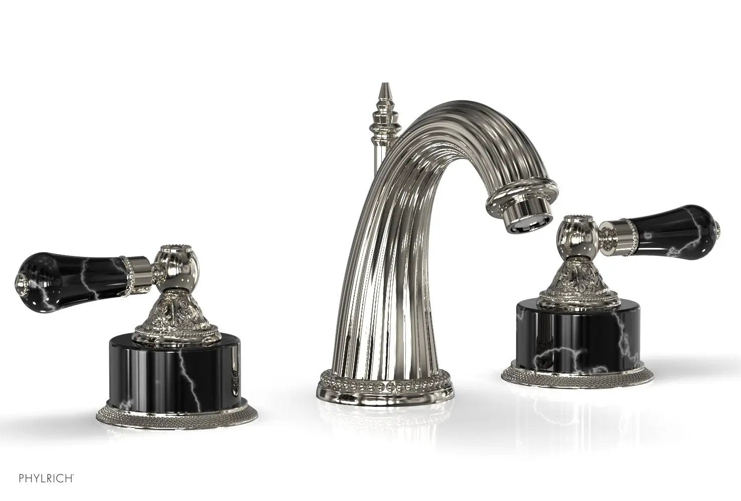 Phylrich VERSAILLES Widespread Faucet - Frienze Black Onyx by Phylrich