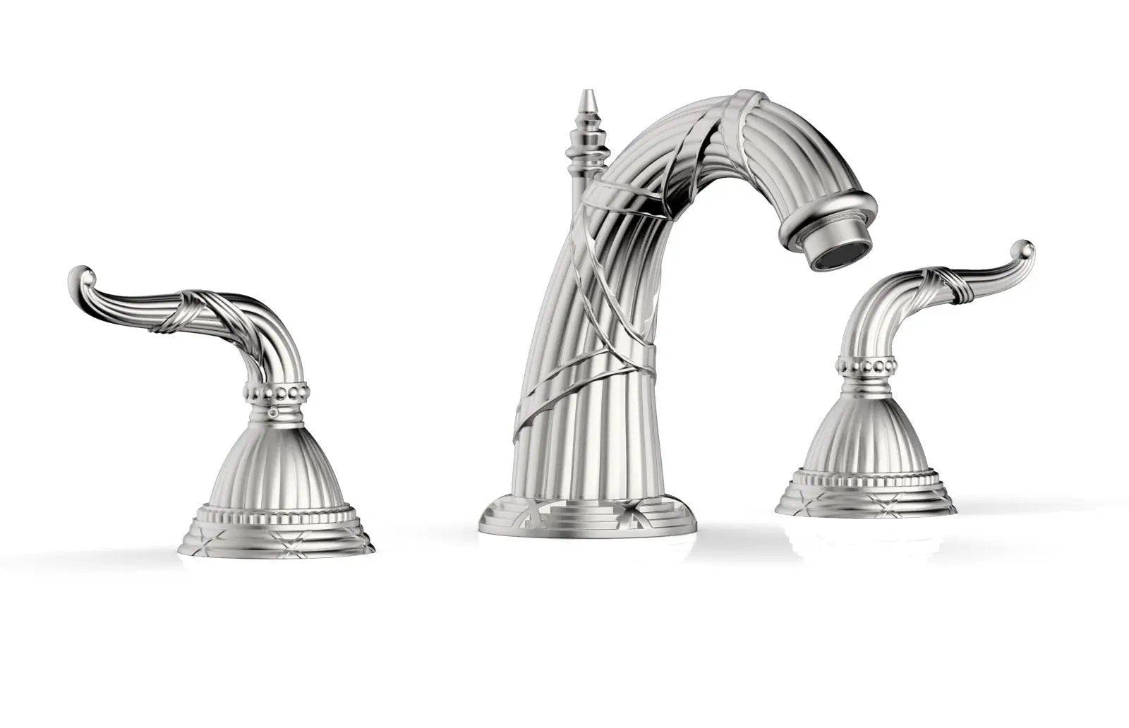 Phylrich RIBBON & REED Widespread Faucet 6-3/8" High Spout Lever Handles by Phylrich