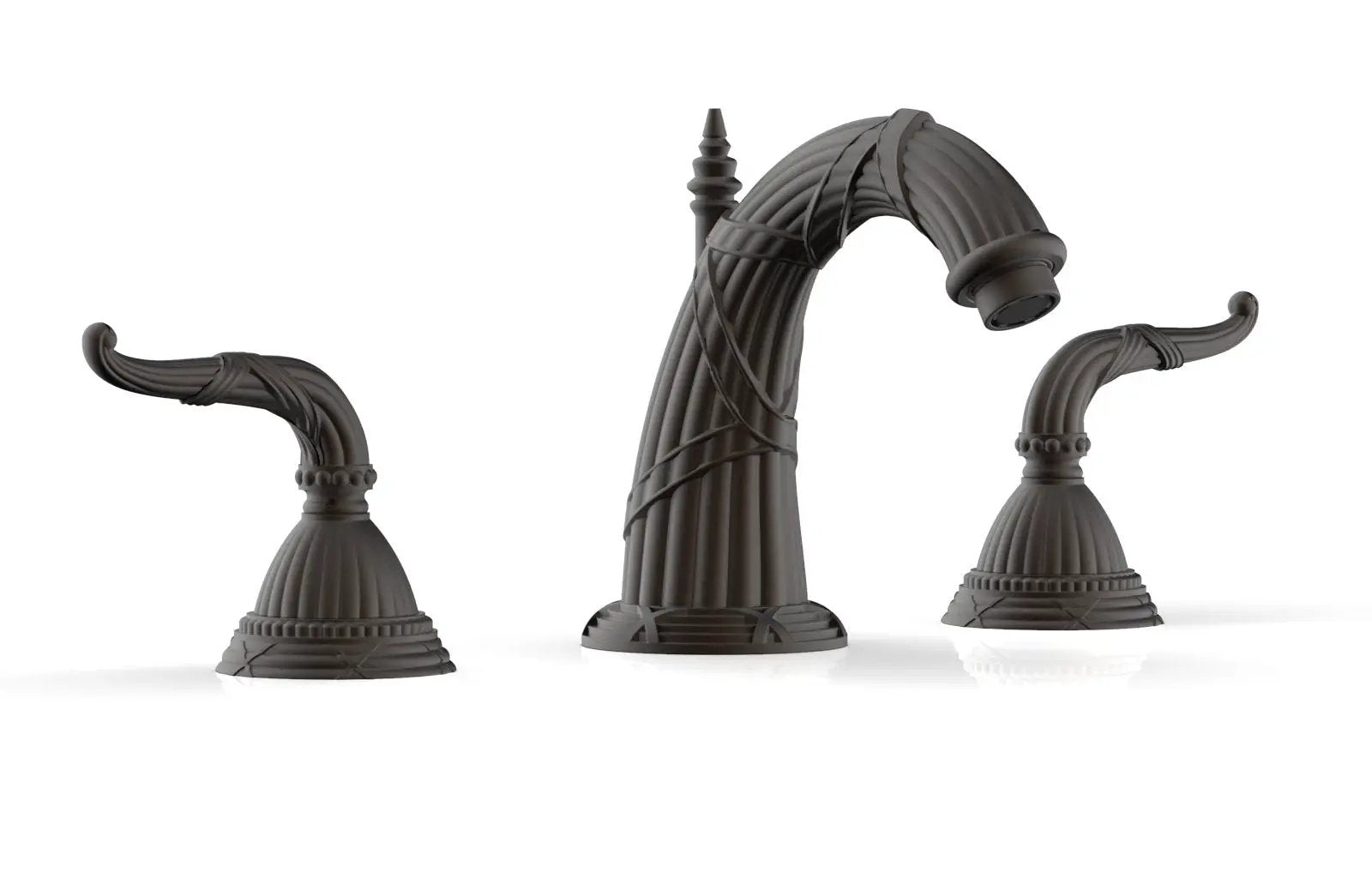 Phylrich RIBBON & REED Widespread Faucet 6-3/8" High Spout Lever Handles by Phylrich