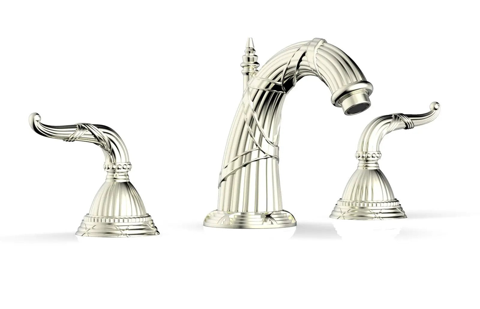 Phylrich RIBBON & REED Widespread Faucet 6-3/8" High Spout Lever Handles by Phylrich
