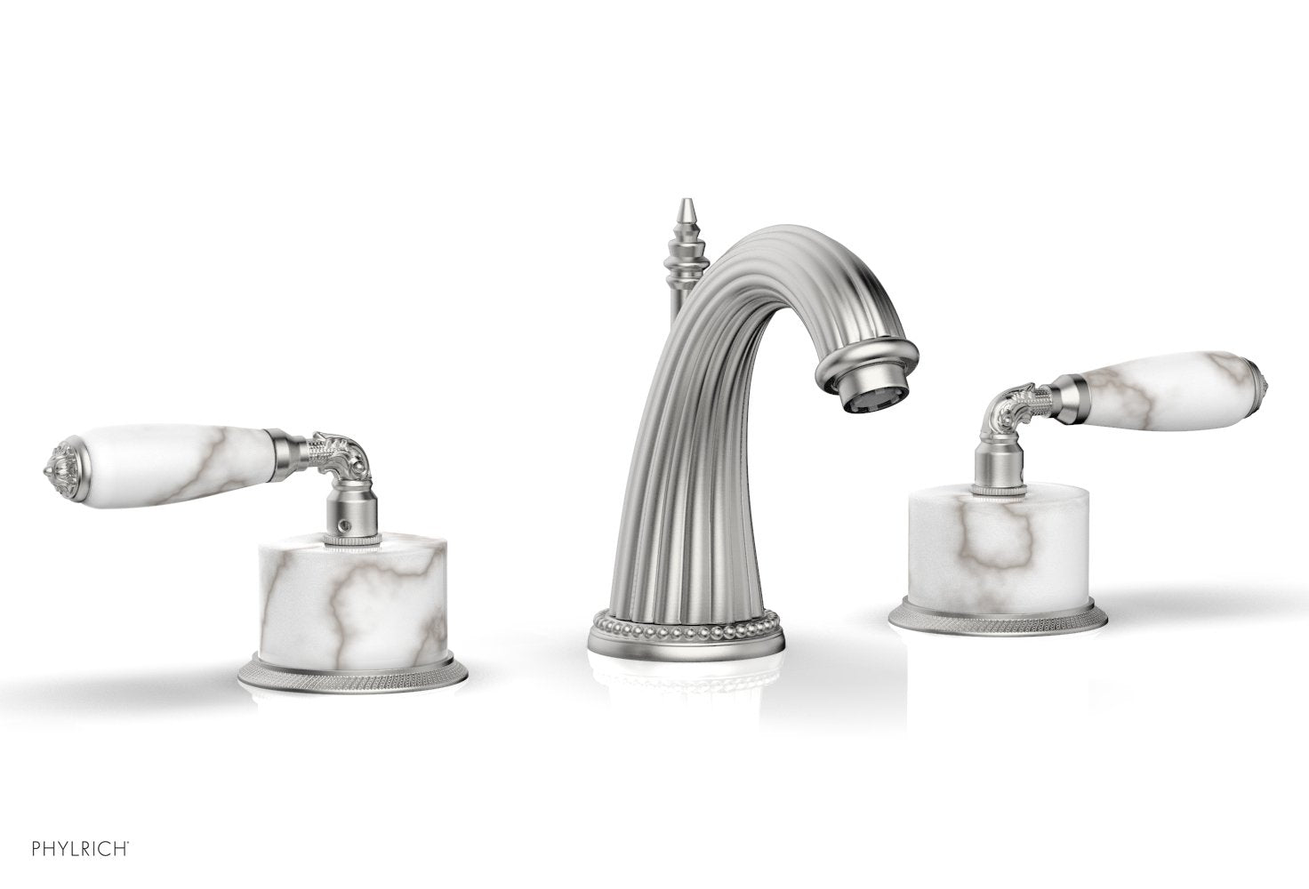 Phylrich VALENCIA Widespread Faucet White Marble