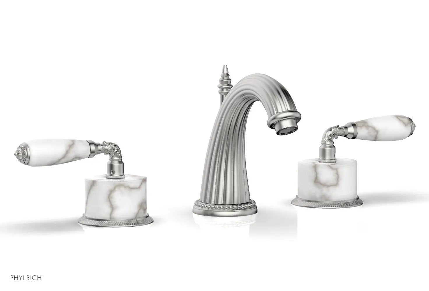 Phylrich VALENCIA Widespread Faucet White Marble by Phylrich