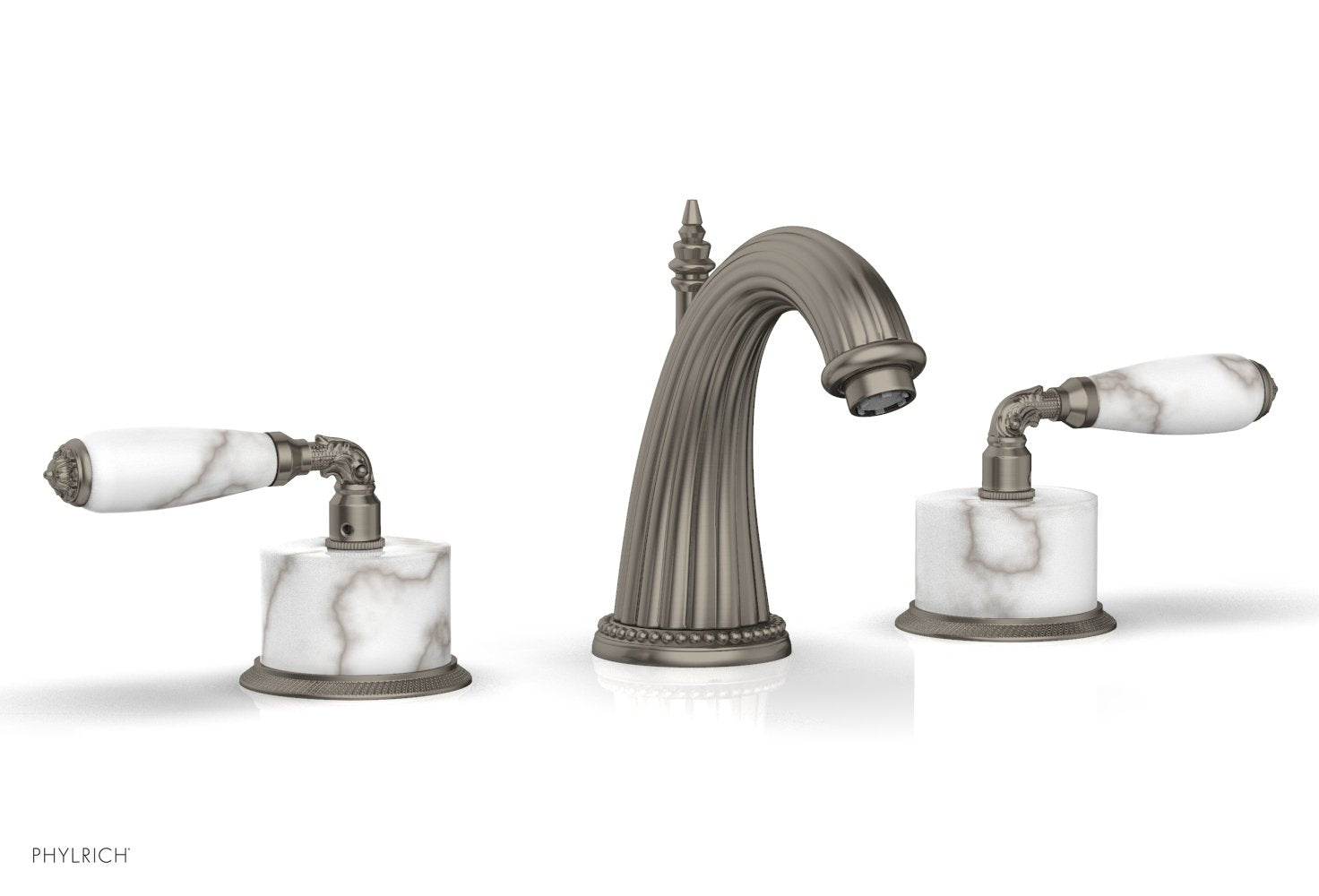 Phylrich VALENCIA Widespread Faucet White Marble