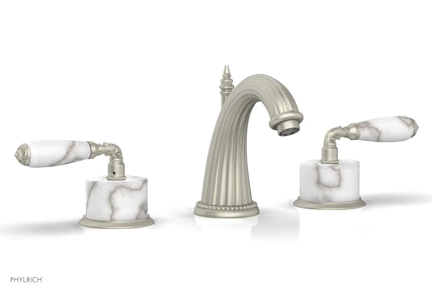 Phylrich VALENCIA Widespread Faucet White Marble by Phylrich