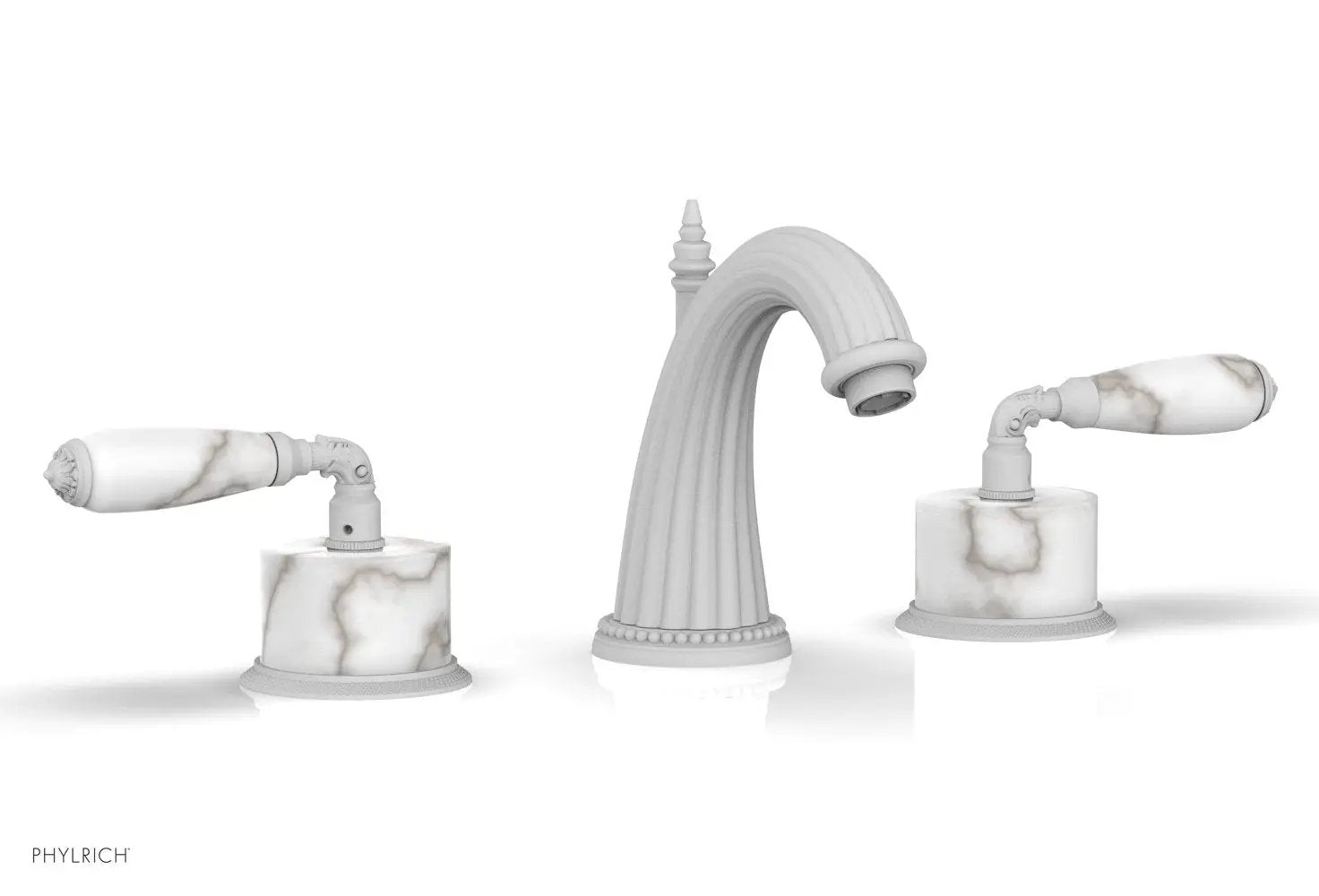 Phylrich VALENCIA Widespread Faucet White Marble by Phylrich