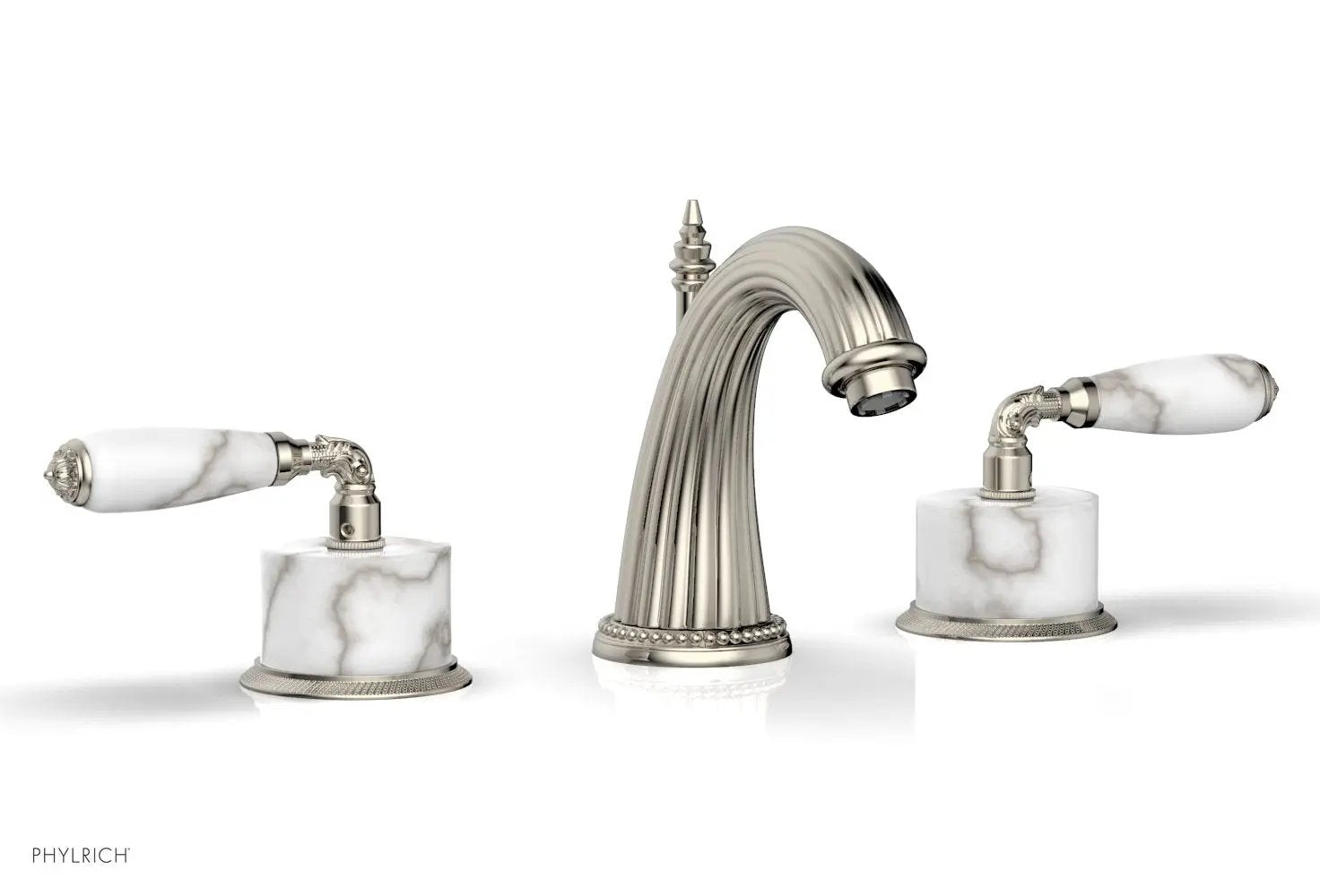 Phylrich VALENCIA Widespread Faucet White Marble by Phylrich