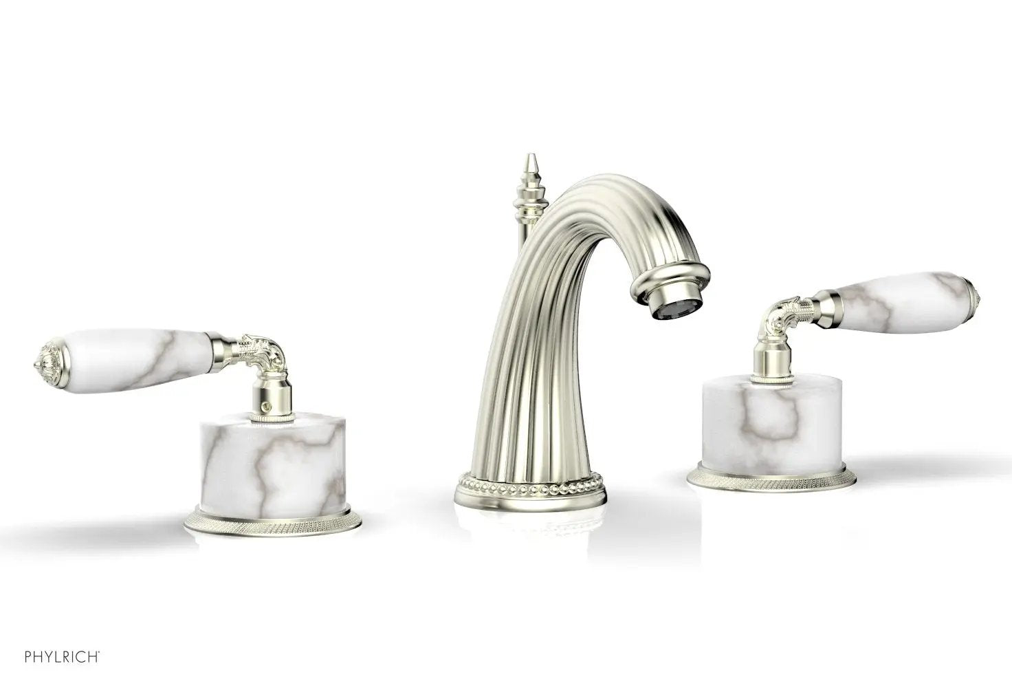 Phylrich VALENCIA Widespread Faucet White Marble by Phylrich