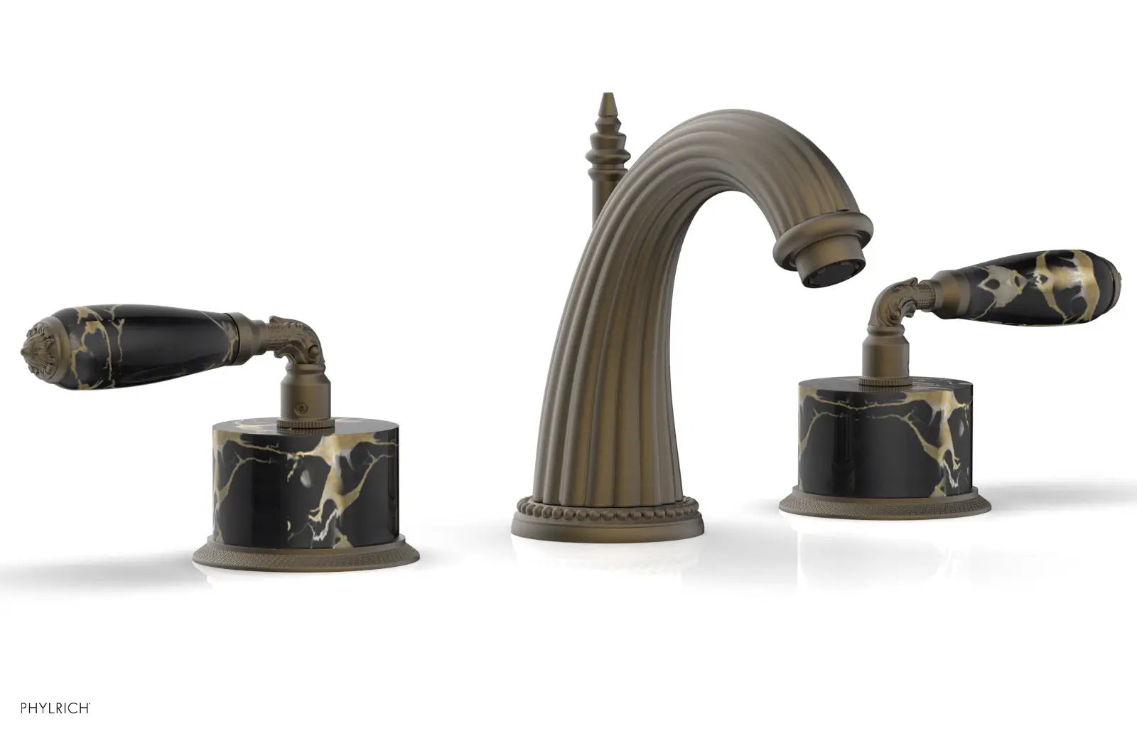 Phylrich VALENCIA Widespread Faucet Black Marble by Phylrich