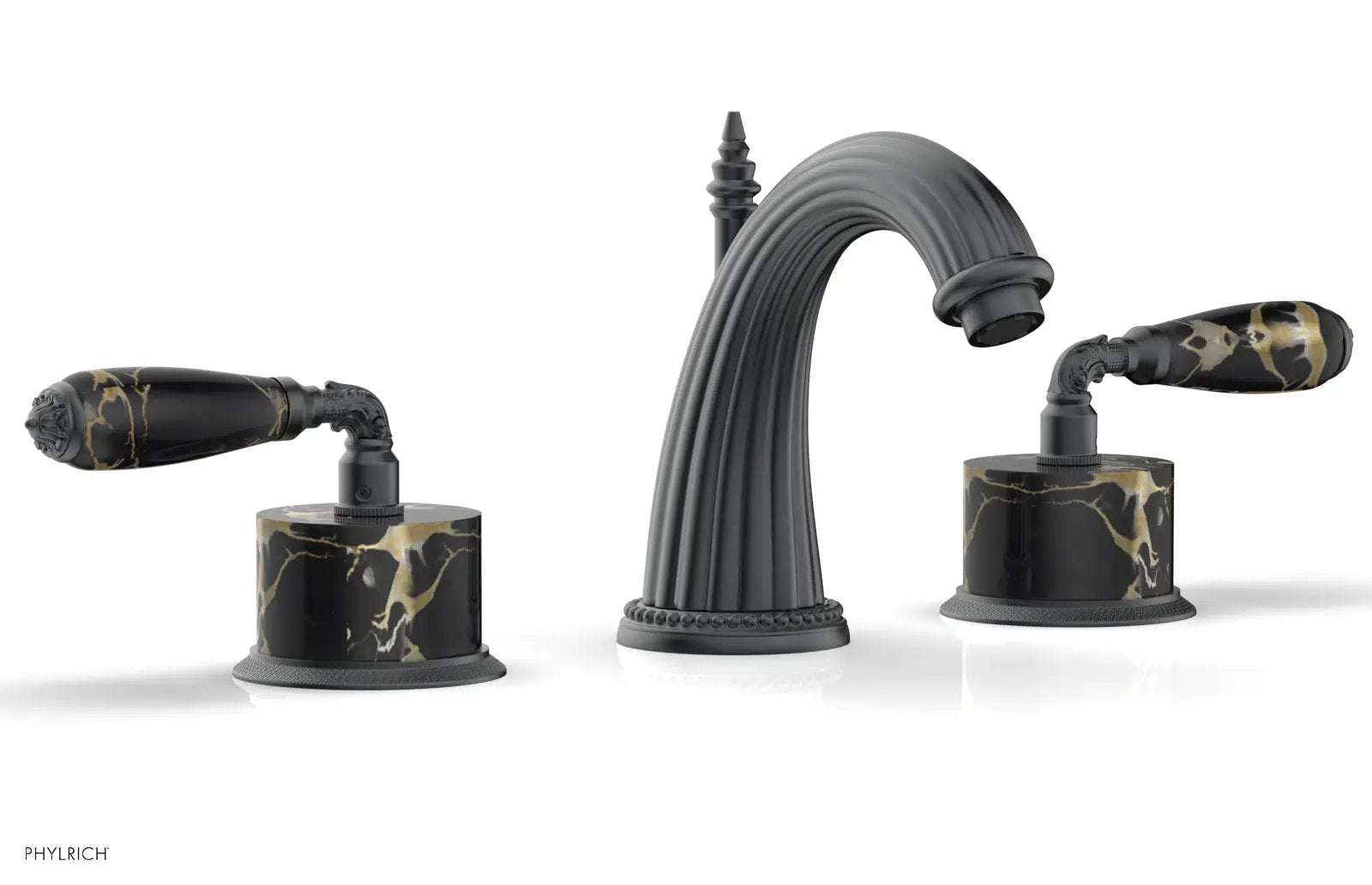 Phylrich VALENCIA Widespread Faucet Black Marble by Phylrich