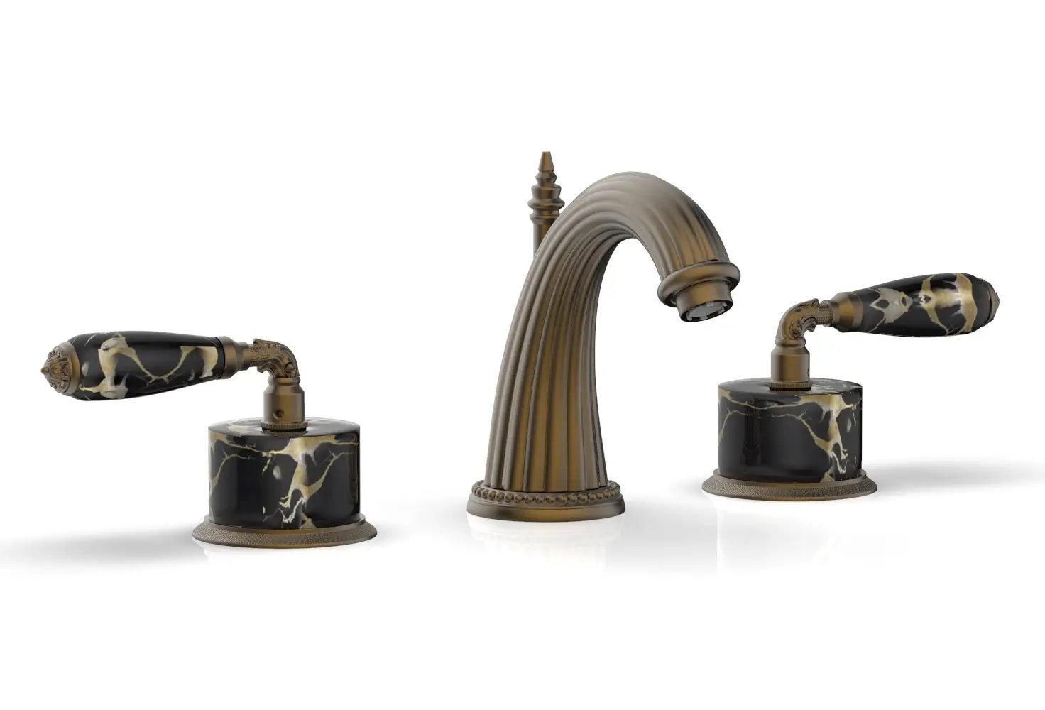 Phylrich VALENCIA Widespread Faucet Black Marble by Phylrich