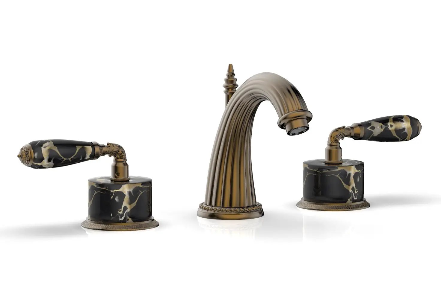 Phylrich VALENCIA Widespread Faucet Black Marble by Phylrich