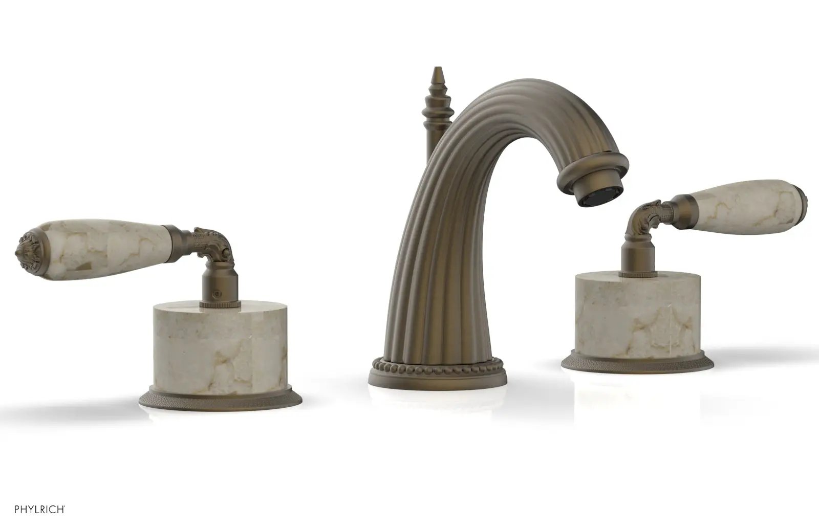 Phylrich VALENCIA Widespread Faucet Beige Marble by Phylrich