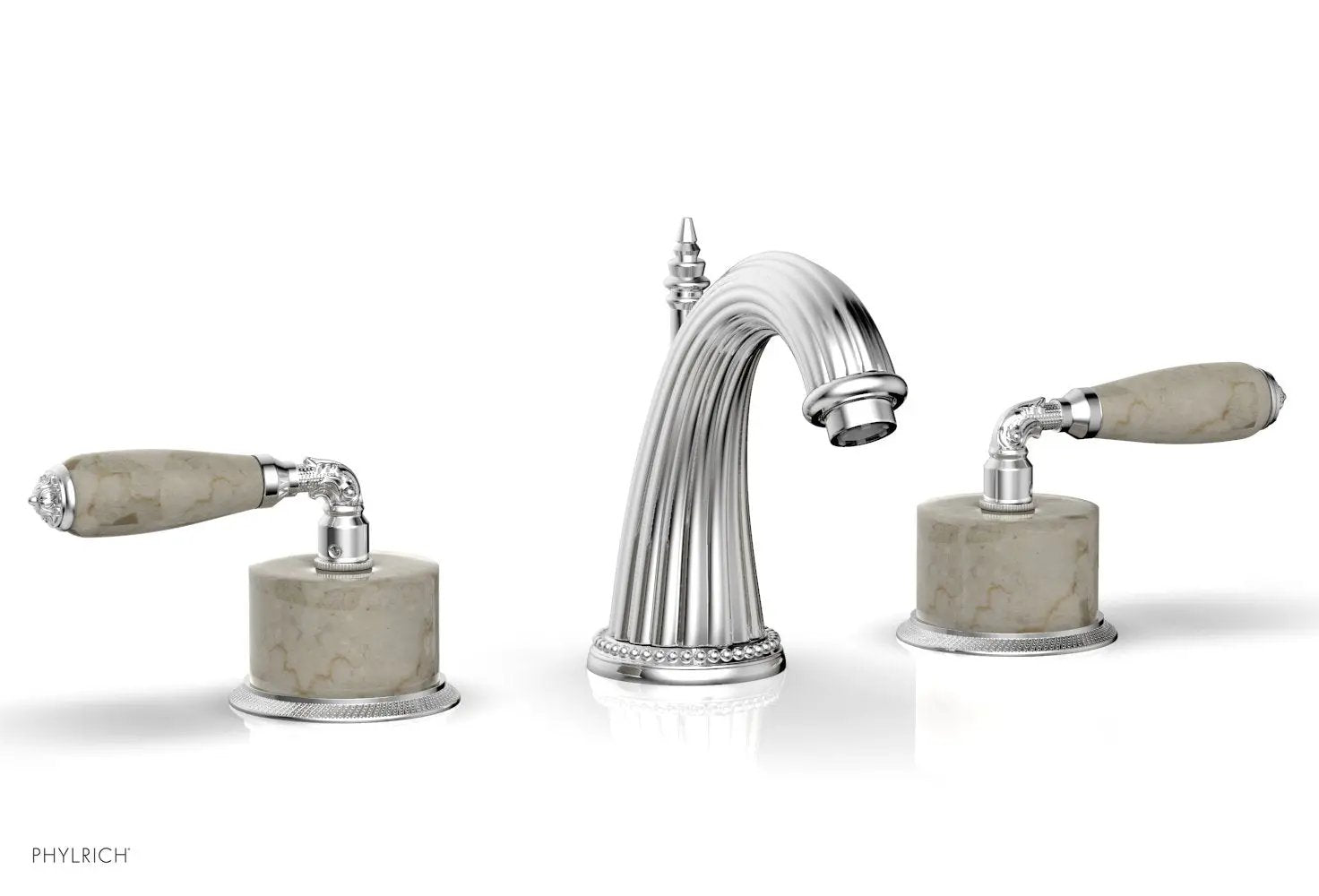 polished chrome faucet