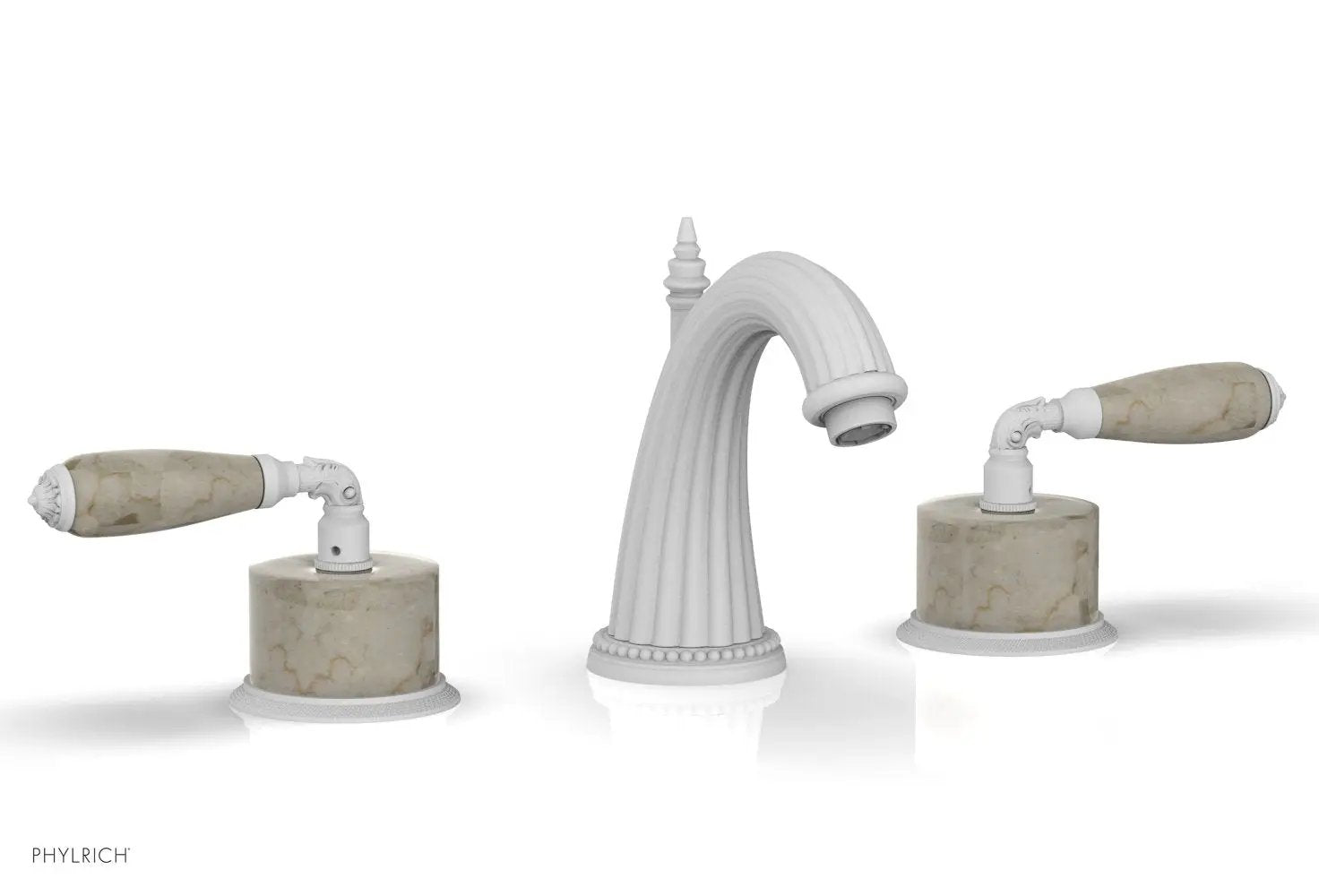 Phylrich VALENCIA Widespread Faucet Beige Marble by Phylrich