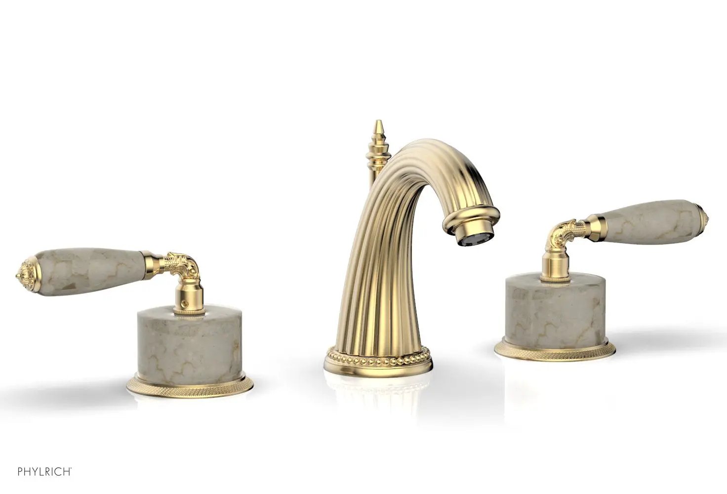 Phylrich VALENCIA Widespread Faucet Beige Marble by Phylrich