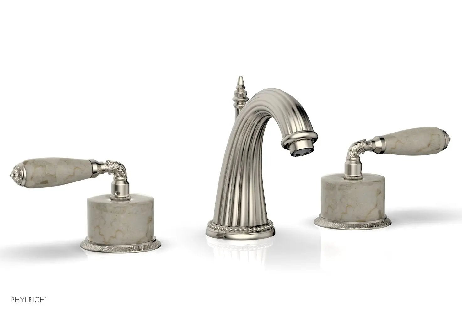 Phylrich VALENCIA Widespread Faucet Beige Marble by Phylrich