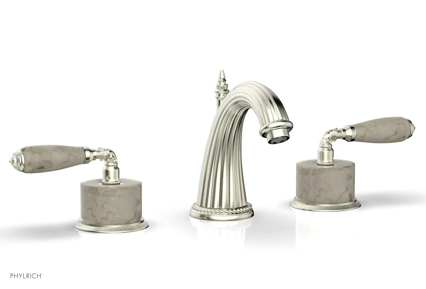 Phylrich VALENCIA Widespread Faucet Beige Marble by Phylrich
