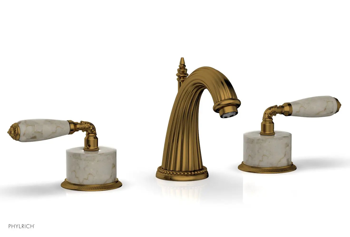 Phylrich VALENCIA Widespread Faucet Beige Marble by Phylrich