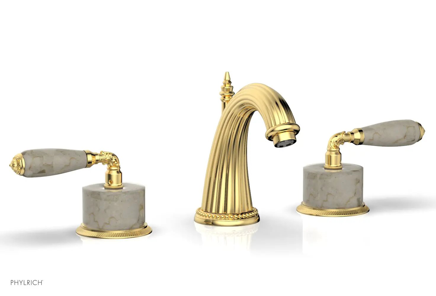 Phylrich VALENCIA Widespread Faucet Beige Marble by Phylrich