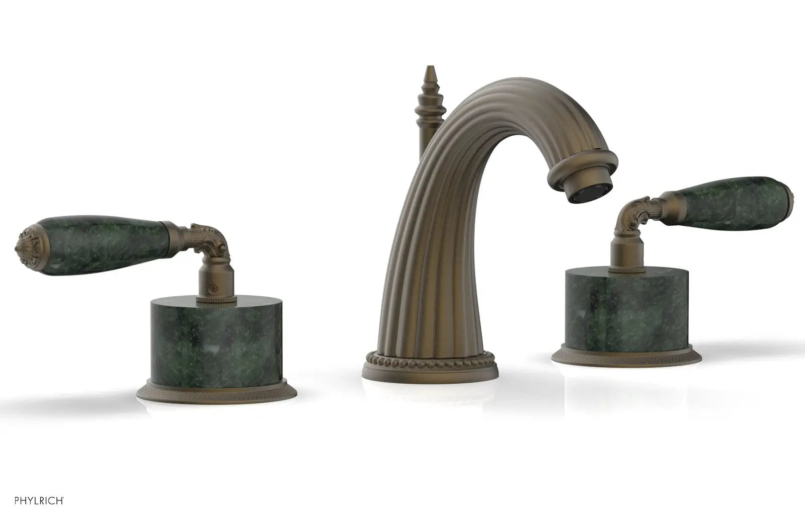 Phylrich VALENCIA Widespread Faucet Green Marble by Phylrich