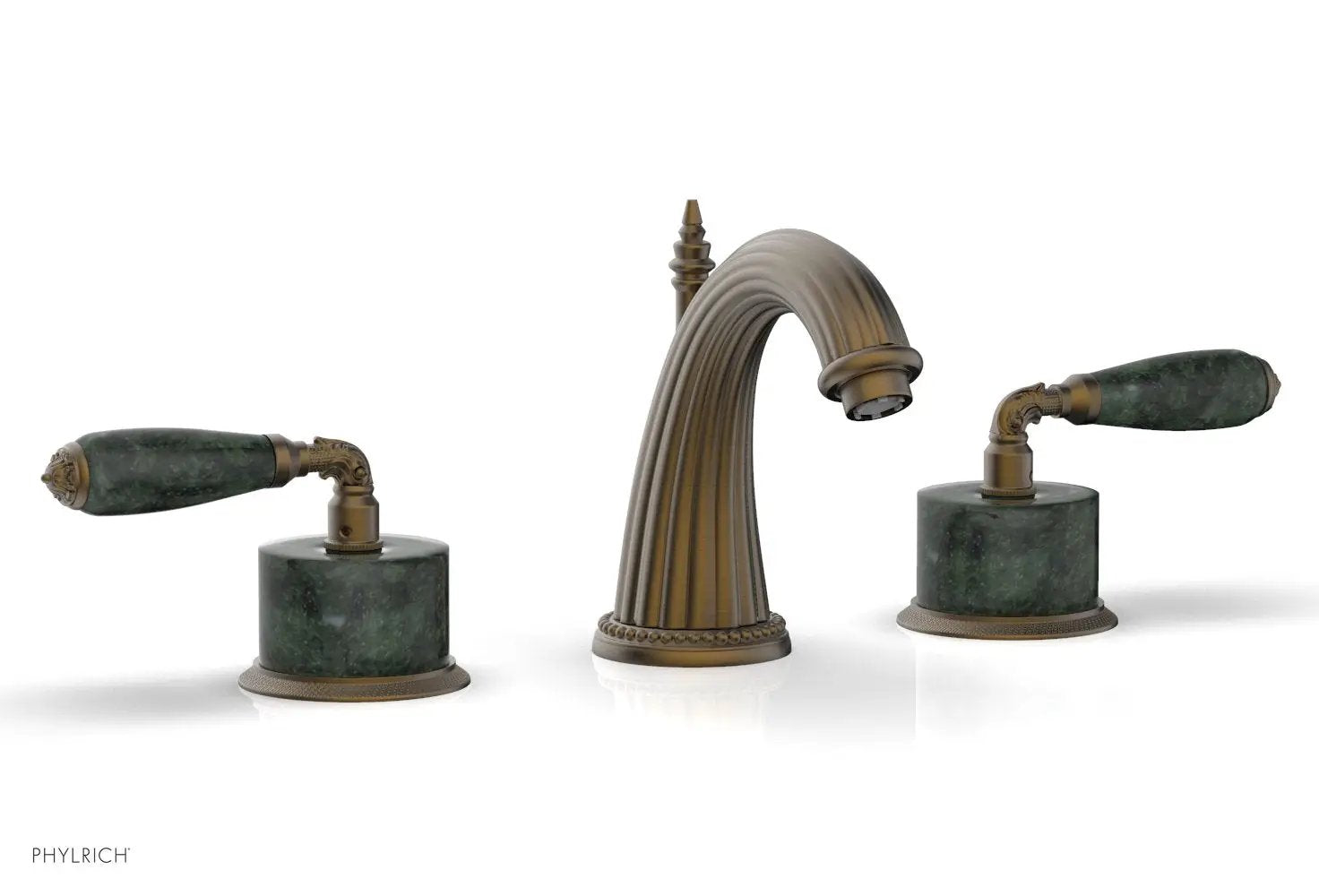 Phylrich VALENCIA Widespread Faucet Green Marble by Phylrich
