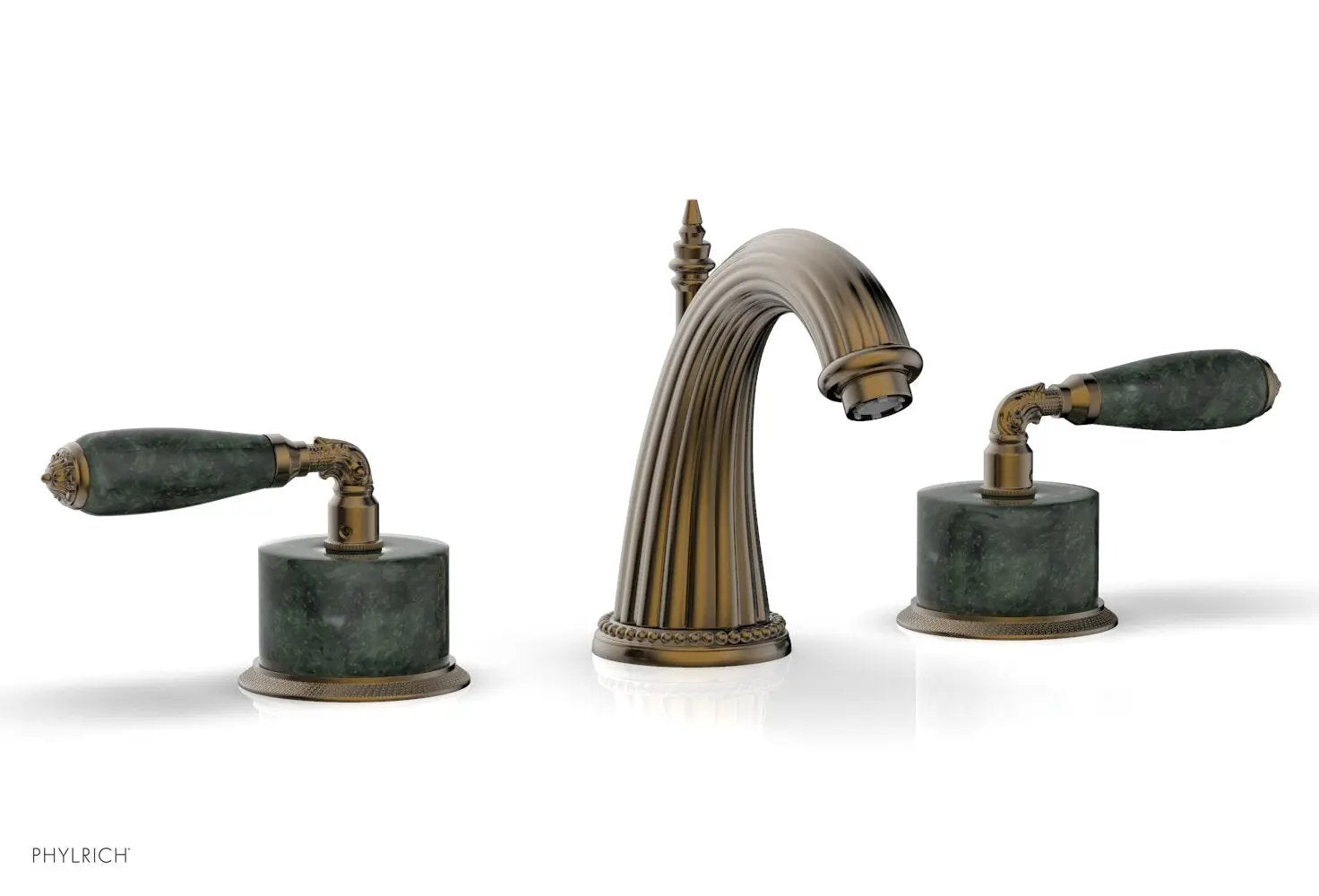 Phylrich VALENCIA Widespread Faucet Green Marble by Phylrich