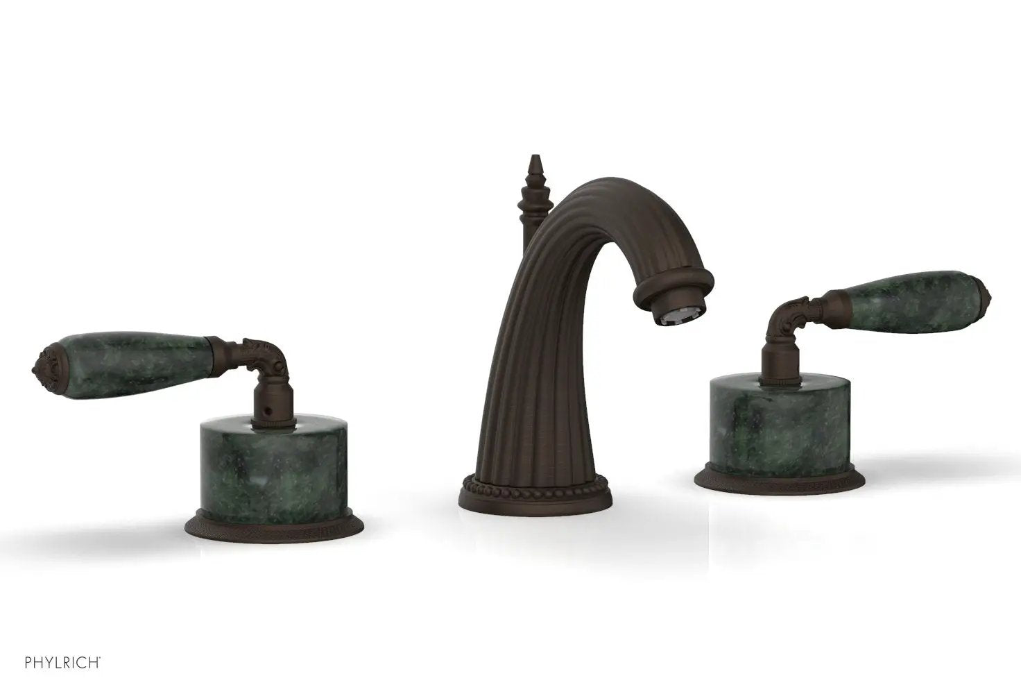 Phylrich VALENCIA Widespread Faucet Green Marble by Phylrich