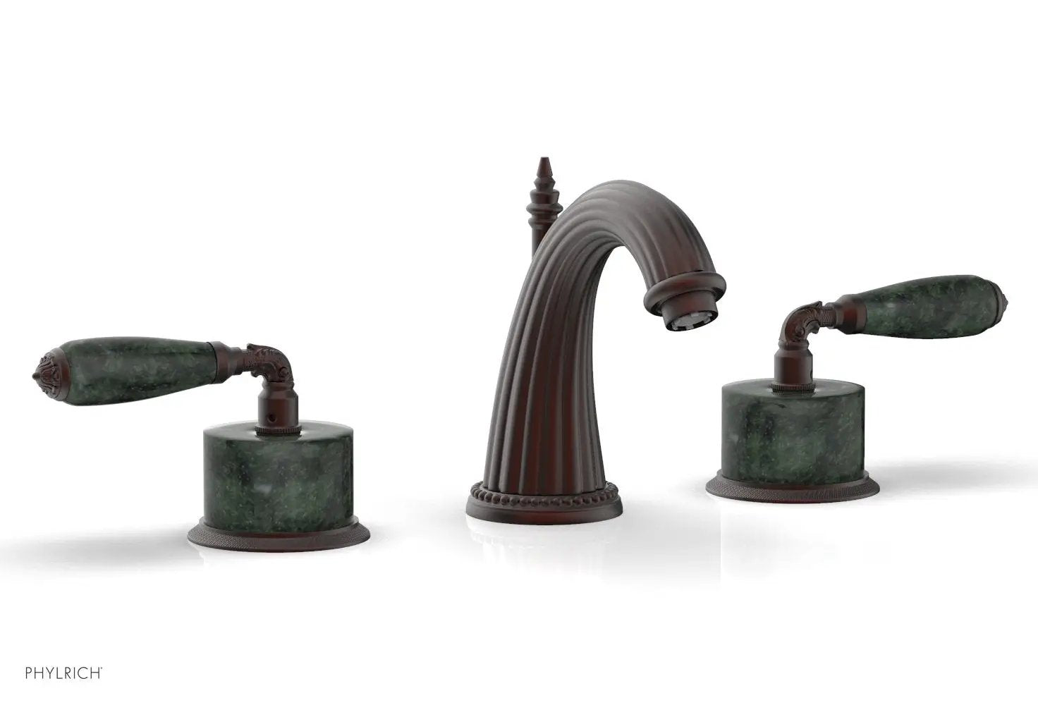 Phylrich VALENCIA Widespread Faucet Green Marble by Phylrich