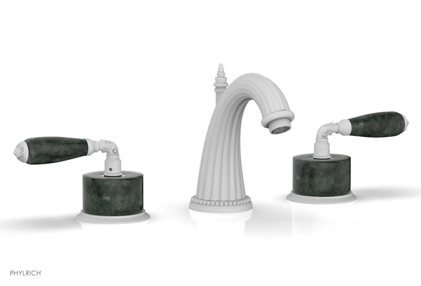 Phylrich VALENCIA Widespread Faucet Green Marble by Phylrich