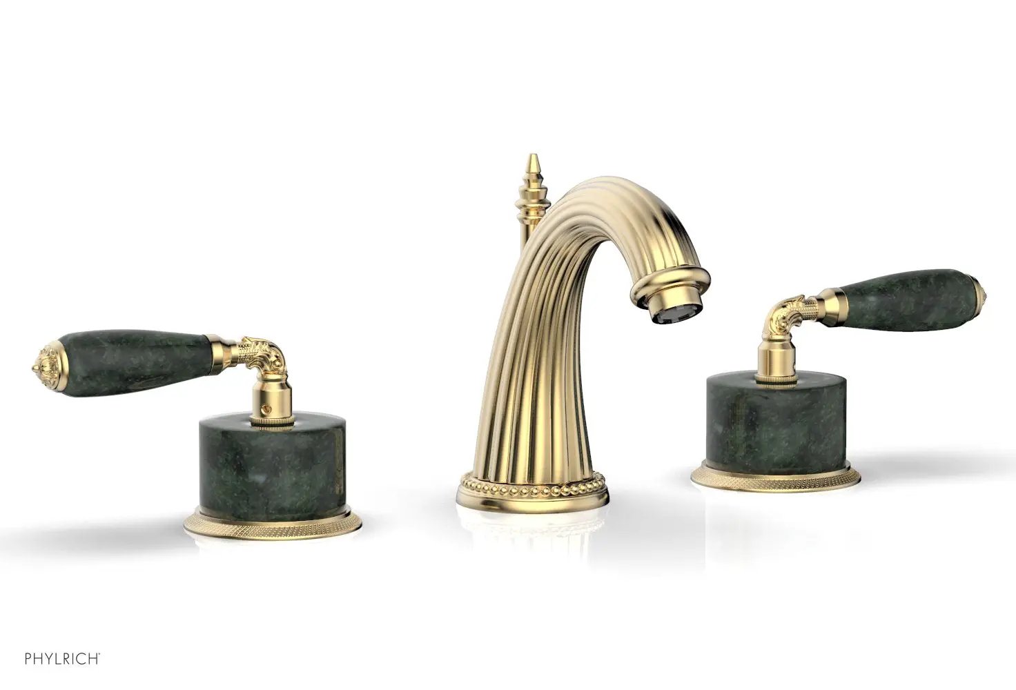 Phylrich VALENCIA Widespread Faucet Green Marble by Phylrich