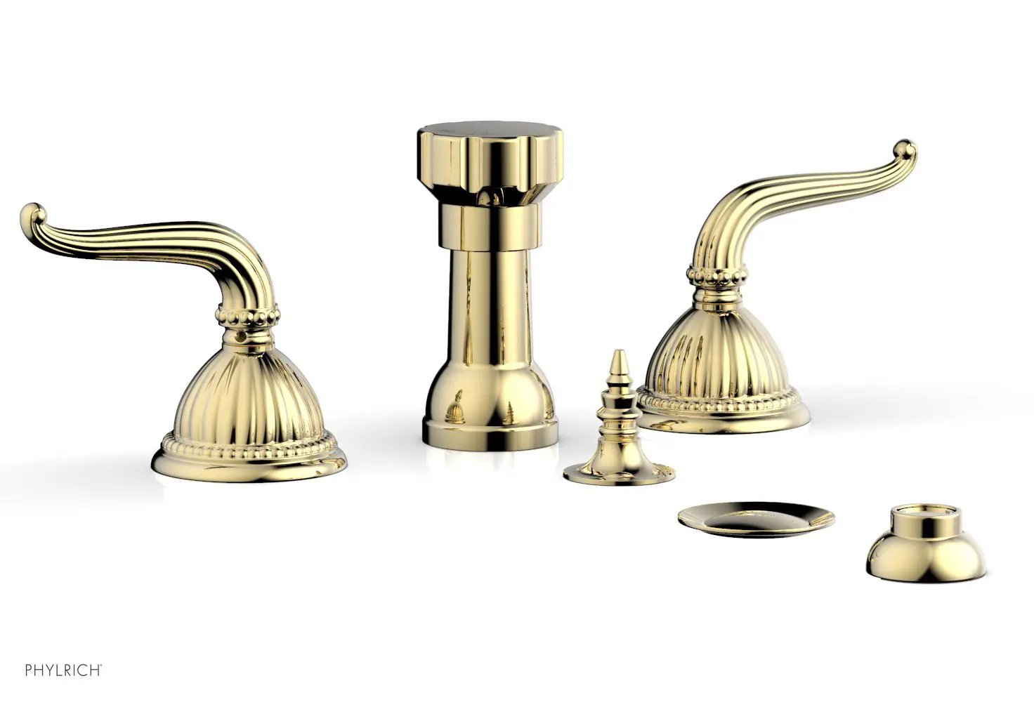Phylrich GEORGIAN & BARCELONA Four Hole Bidet Set by Phylrich