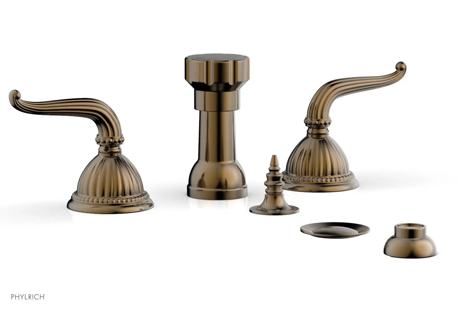 Phylrich GEORGIAN & BARCELONA Four Hole Bidet Set by Phylrich