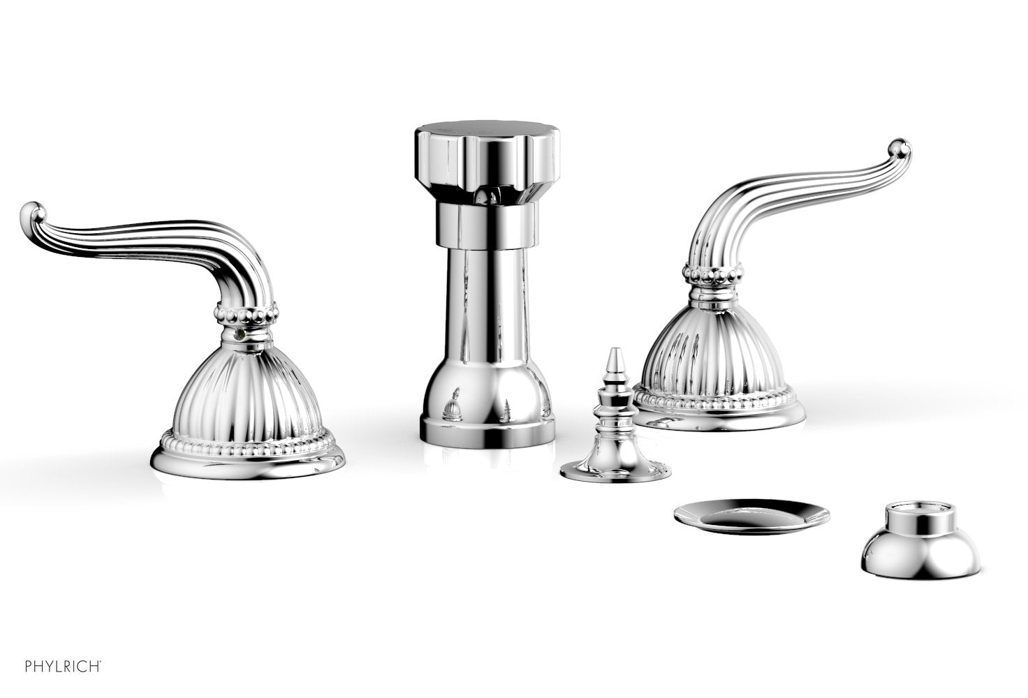 polished chrome bidet set