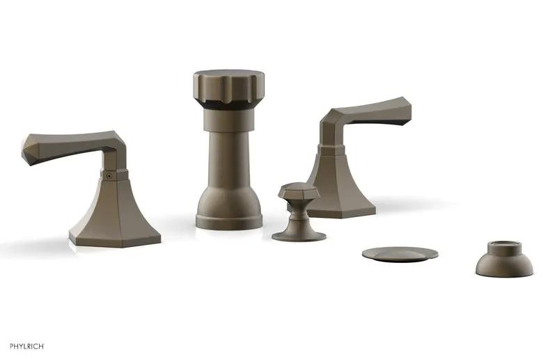 Phylrich LE VERRE & LA CROSSE Four Hole Bidet Set by Phylrich