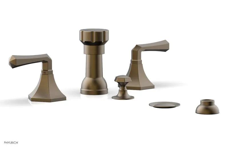 Phylrich LE VERRE & LA CROSSE Four Hole Bidet Set by Phylrich