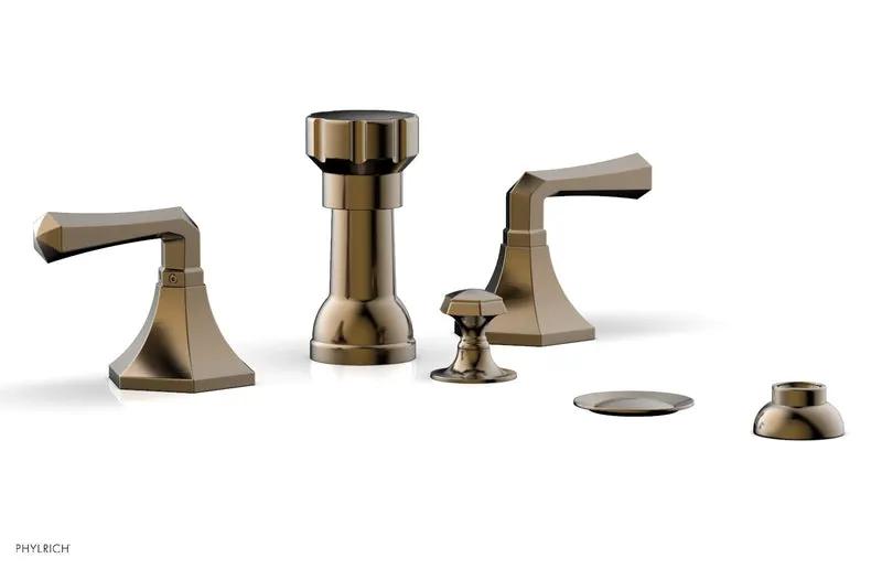 Phylrich LE VERRE & LA CROSSE Four Hole Bidet Set by Phylrich