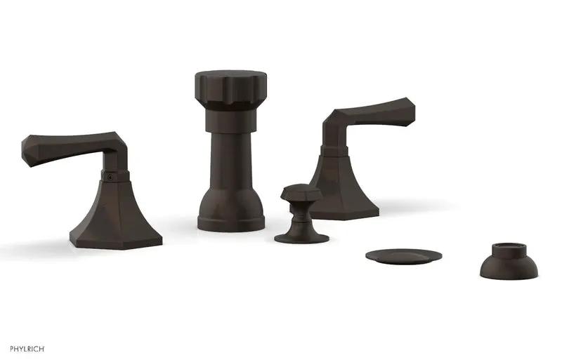 Phylrich LE VERRE & LA CROSSE Four Hole Bidet Set by Phylrich