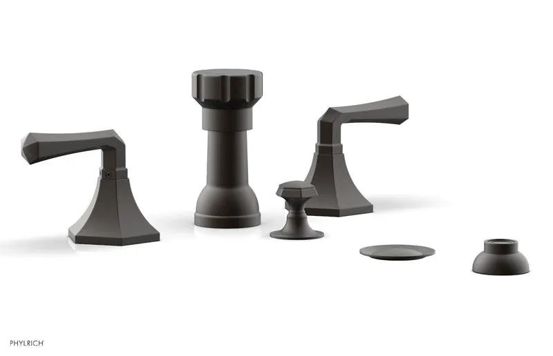 Phylrich LE VERRE & LA CROSSE Four Hole Bidet Set by Phylrich