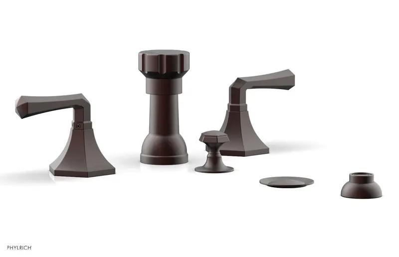Phylrich LE VERRE & LA CROSSE Four Hole Bidet Set by Phylrich