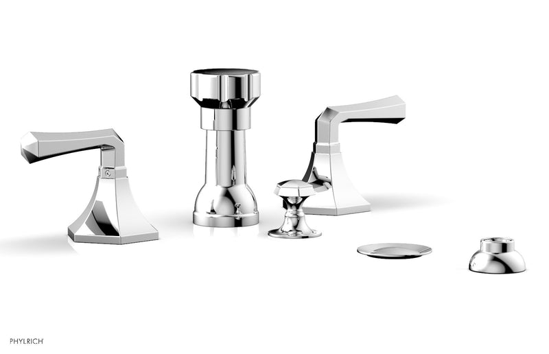 polished chrome bidet set