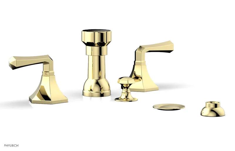 Phylrich LE VERRE & LA CROSSE Four Hole Bidet Set by Phylrich