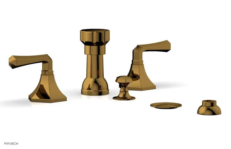Phylrich LE VERRE & LA CROSSE Four Hole Bidet Set by Phylrich