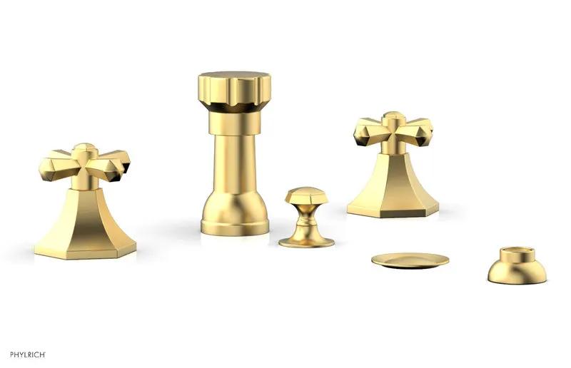 Phylrich LE VERRE & LA CROSSE Four Hole Bidet Set by Phylrich